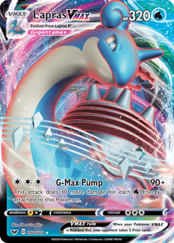 Lapras Vmax #50 — Pokemon Sword & Shield