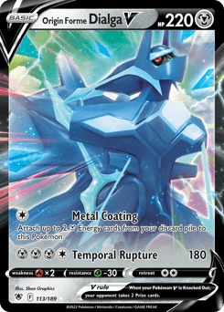 Origin Forme Dialga V #113 — Pokemon Astral Radiance