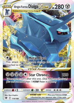 Origin Forme Dialga VSTAR #114 — Pokemon Astral Radiance