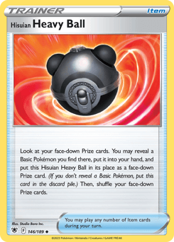 Hisuian Heavy Ball #146 — Pokemon Astral Radiance