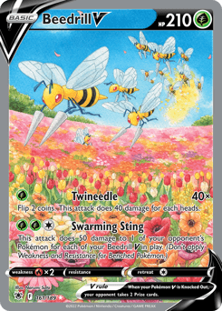 Beedrill V #161 — Pokemon Astral Radiance