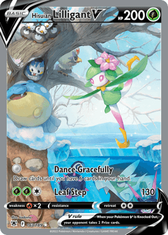 Hisuian Lilligant V #163 — Pokemon Astral Radiance