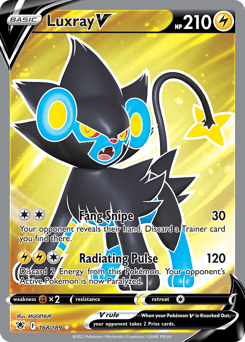 Luxray V #168 — Pokemon Astral Radiance