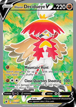 Hisuian Decidueye V #173 — Pokemon Astral Radiance
