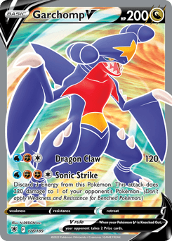 Garchomp V #178 — Pokemon Astral Radiance