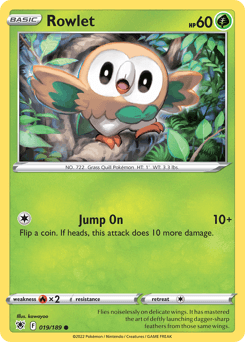 Rowlet #19 — Pokemon Astral Radiance