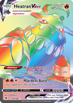 Heatran VMAX #191 — Pokemon Astral Radiance