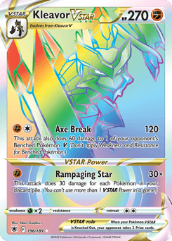 Kleavor VSTAR #196 — Pokemon Astral Radiance