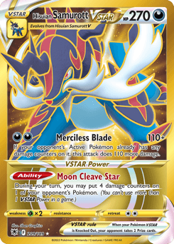 Hisuian Samurott VSTAR #209 — Pokemon Astral Radiance