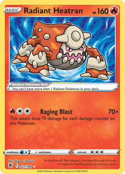 Radiant Heatran #27 — Pokemon Astral Radiance