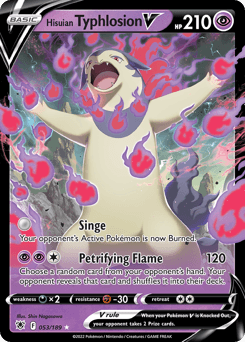 Hisuian Typhlosion V #53 — Pokemon Astral Radiance