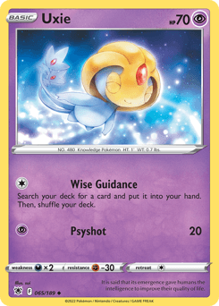 Uxie #65 — Pokemon Astral Radiance