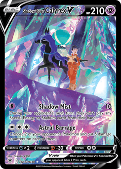 Shadow Rider Calyrex V #TG17 — Pokemon Astral Radiance