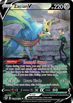Zacian V #TG21 — Pokemon Astral Radiance