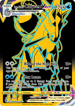 Ice Rider Calyrex VMAX #TG29 — Pokemon Astral Radiance