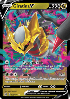 Giratina V #130 — Pokemon Lost Origin
