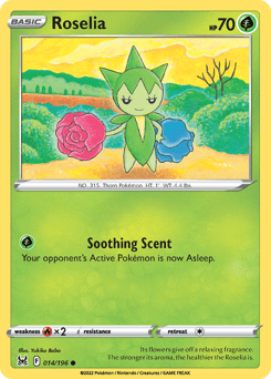 Roselia #14 — Pokemon Lost Origin