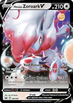 Hisuian Zoroark V #146 — Pokemon Lost Origin