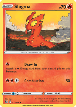 Slugma #21 — Pokemon Lost Origin