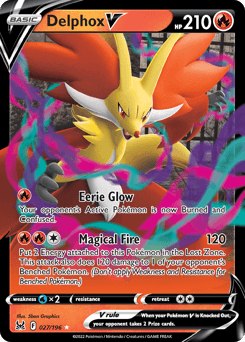 Delphox V #27 — Pokemon Lost Origin