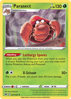 Parasect #5 — Pokemon Lost Origin