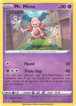 Mr. Mime #67 — Pokemon Lost Origin