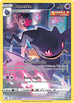 Banette #TG07 — Pokemon Lost Origin