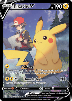 Pikachu V #TG16 — Pokemon Lost Origin