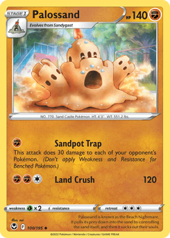 Palossand #100 — Pokemon Silver Tempest
