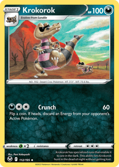 Krokorok #112 — Pokemon Silver Tempest