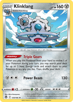 Klinklang #125 — Pokemon Silver Tempest