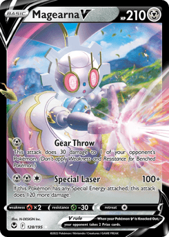 Magearna V #128 — Pokemon Silver Tempest