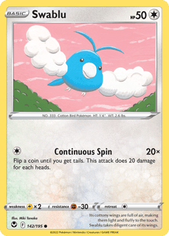Swablu #142 — Pokemon Silver Tempest