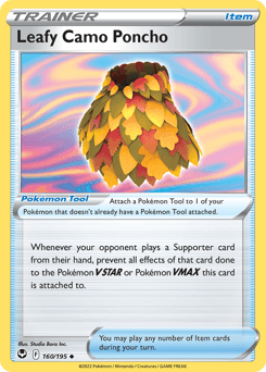 Leafy Camo Poncho #160 — Pokemon Silver Tempest