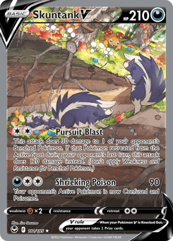 Skuntank V #181 — Pokemon Silver Tempest