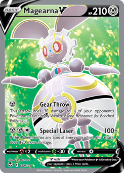 Magearna V #182 — Pokemon Silver Tempest