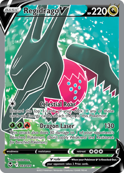 Regidrago V #183 — Pokemon Silver Tempest