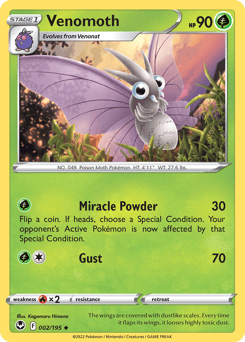 Venomoth #2 — Pokemon Silver Tempest