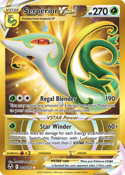 Serperior VSTAR #210 — Pokemon Silver Tempest