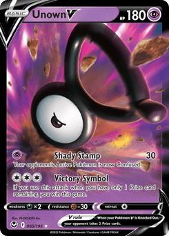 Unown V #65 — Pokemon Silver Tempest