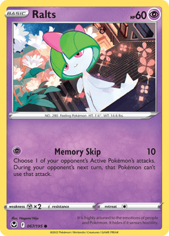 Ralts #67 — Pokemon Silver Tempest