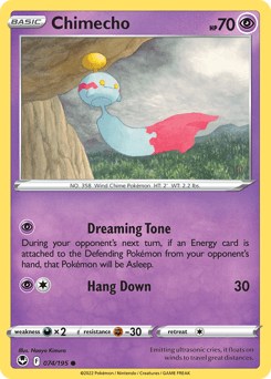 Chimecho #74 — Pokemon Silver Tempest