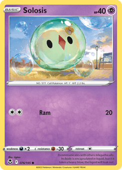 Solosis #76 — Pokemon Silver Tempest