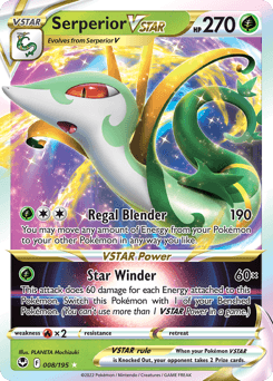 Serperior VSTAR #8 — Pokemon Silver Tempest