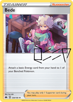 Bede #124 — Pokemon Crown Zenith