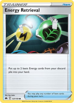 Energy Retrieval #127 — Pokemon Crown Zenith