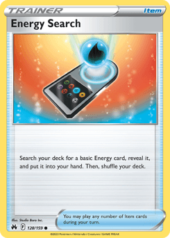 Energy Search #128 — Pokemon Crown Zenith