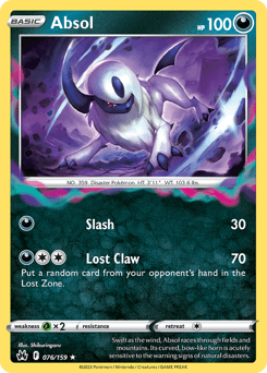 Absol #76 — Pokemon Crown Zenith