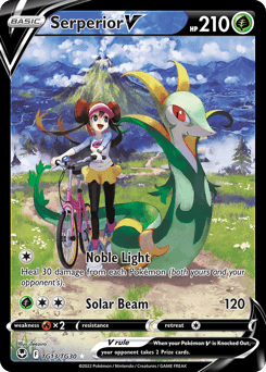 Serperior V #TG13 — Pokemon Silver Tempest