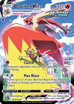 Blaziken VMAX #TG15 — Pokemon Silver Tempest